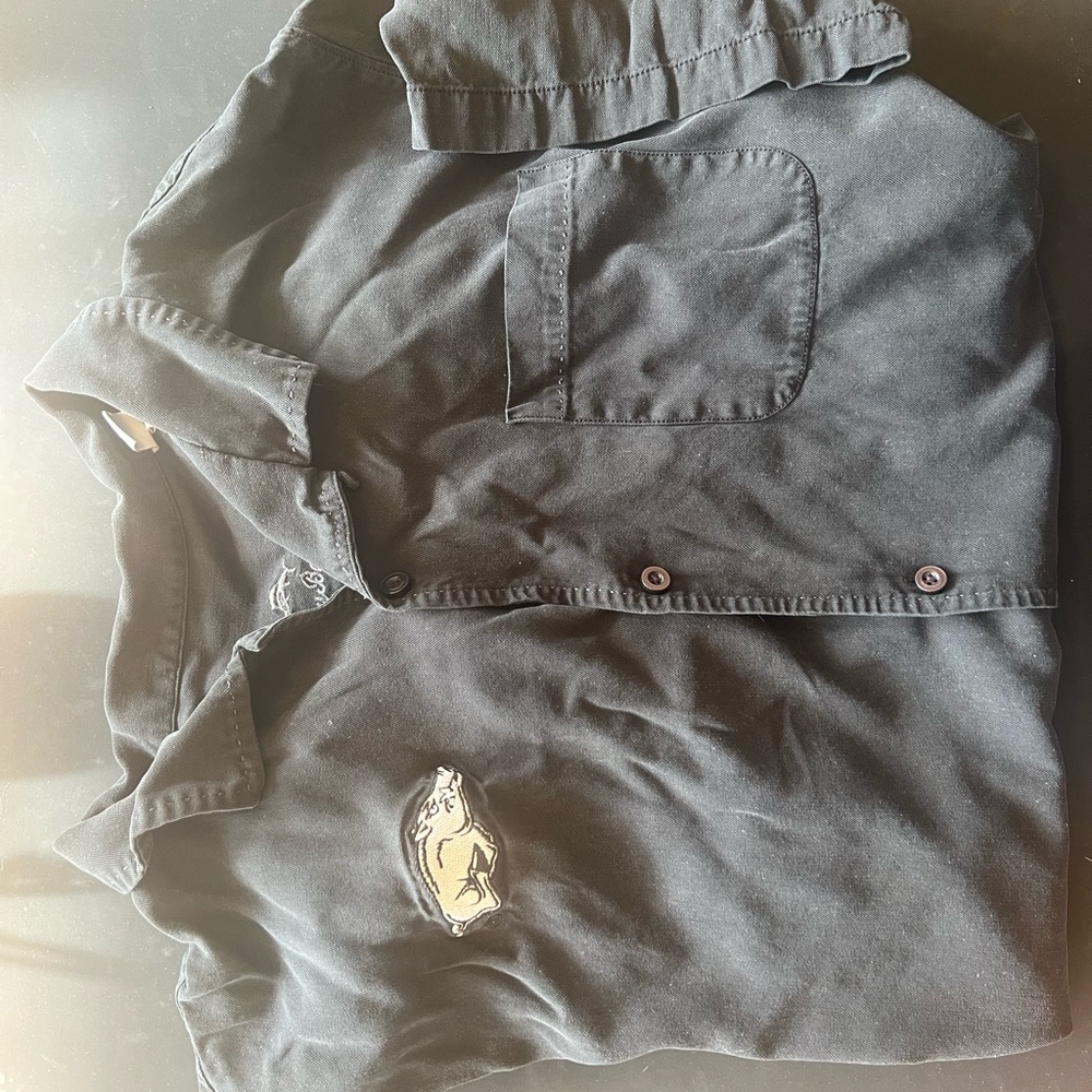 Arkansas Razorbacks Tommy Bahama Charcoal Polo with Embroidered Logo XXL